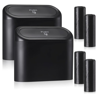 2 Piezas De Basurero Para Coche, Cubo De Basura Para Coche C 2 Piezas De Basurero Para Coche, Cubo De Basura Para Coche C
