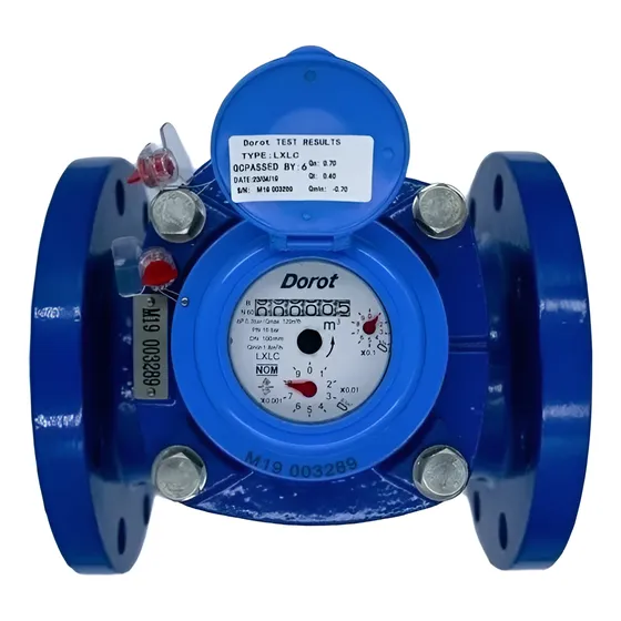 Medidor Para Agua De 3  Bridado Tipo Turbina Lxlc Dorot