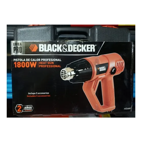 Pistola De Calor Black+decker Hg2000 1800w 