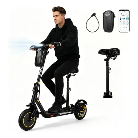 Trailforge T1 Patinete Elétrico 800w 12.5ah 40km/h 10 Preto 800w 12.5ah