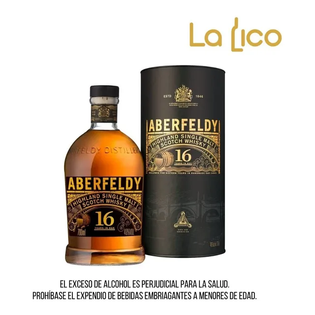 Aberfeldy 16 Años 750ml - mL