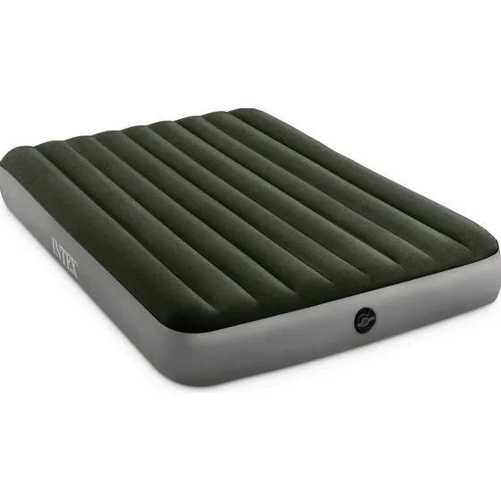 Colchón Inflable Alto 2 Personas Queen 152cmx203cm Cómodo Color Verde