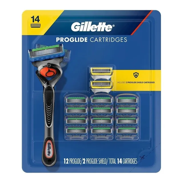 Gillette Cartuchos Fusion 5 Proglide 14 Piezas Rastrillos Ms