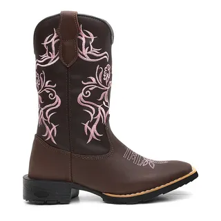 Bota Texana Feminina Floral Country Couro Legitimo Bordado Bota Texana Feminina Floral Country Couro Legitimo Bordado