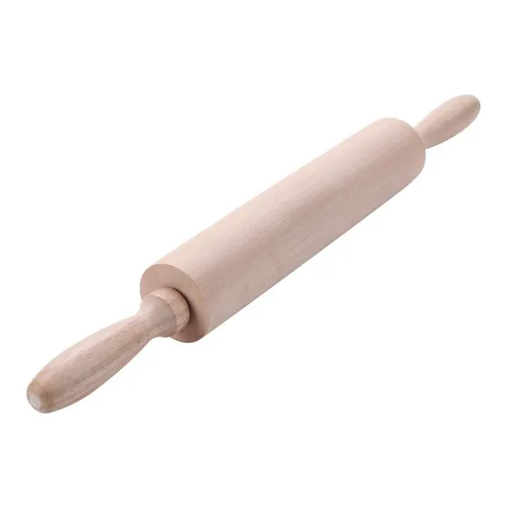 Palo Palote De Amasar Asas Movibles Madera 42cm Delsur