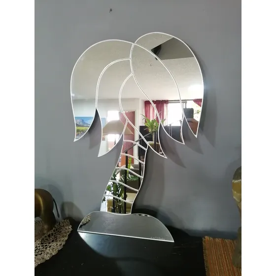 Espejo Decorativo Figura Palmera Grande 