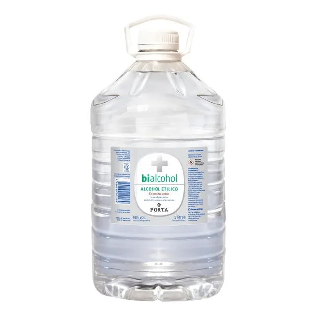 Alcohol Tridestilado Porta X 5lt Para Destilados