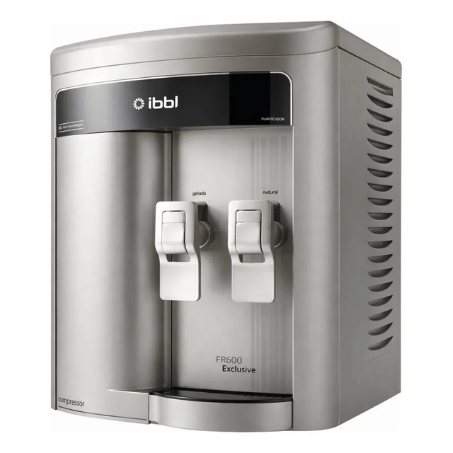 Purificador De Agua Exclusive Ibbl Fr600 Cor Prata Prateado 127v Purificador De Agua Exclusive Ibbl Fr600 Cor Prata Prateado 127v