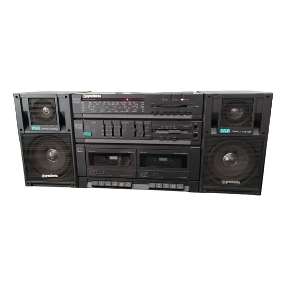 Rádio Gravador Gradiente Cs5 Pra Conserto Leia Descrição #av