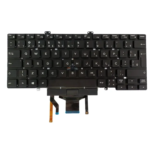 Teclado Compatível Para Dell Latitude 5410 5400 P98g Com Led