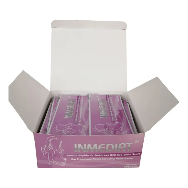 Prueba De Embarazo Inmediat Test De Embarazo Hcg X 30 Unid