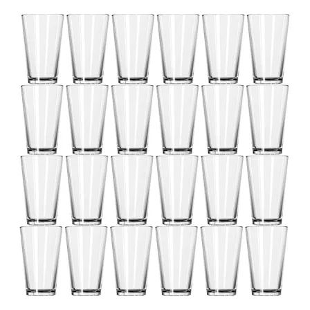 Kit Copos Vidro Transparente Londres 240ml Resistente - 24un Transparente