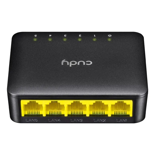 Switch Cudy Gs105d 5 Puertos Gigabit Carcasa Plástica