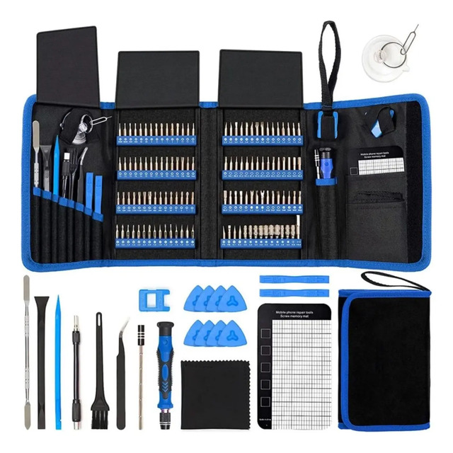 Jogo Kit Chaves Magnéticas De Precisão Profissional 142 Pcs