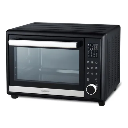 Horno Eléctrico Aiwa 32l Antiadherente Modo Asador Aw-ok32