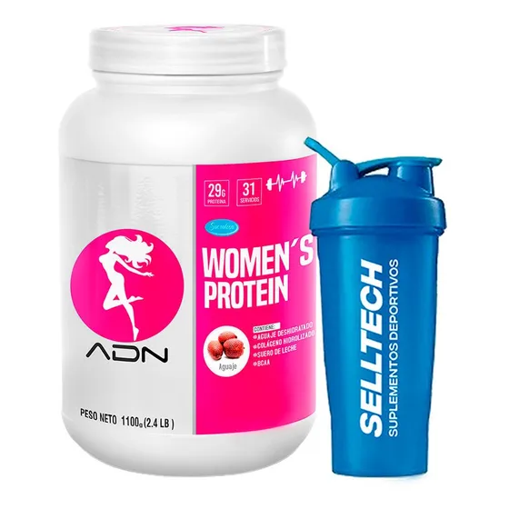 Proteína Adn Women Protein 1.1kg Vainilla + Shaker