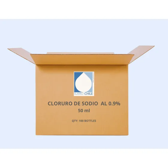 Pack 100 Unidades Suero Fisiologico 0,9% - 50 Ml