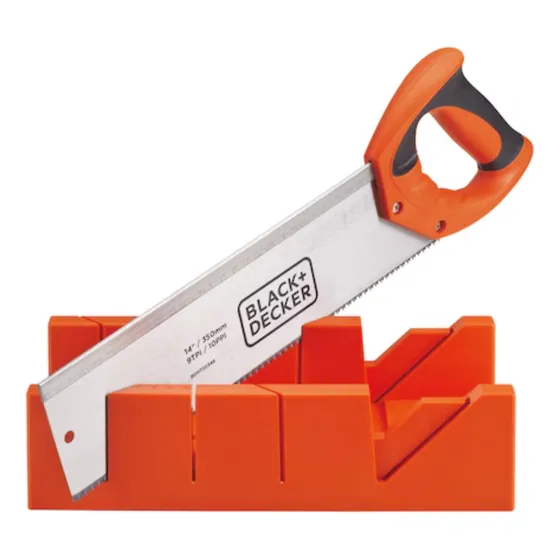 Caja Ingletadora Black + Decker Con Serrucho 14 