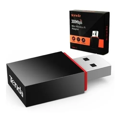 Mini Adaptador Usb Wifi 300 Mbps Portátil Pc Tenda U3