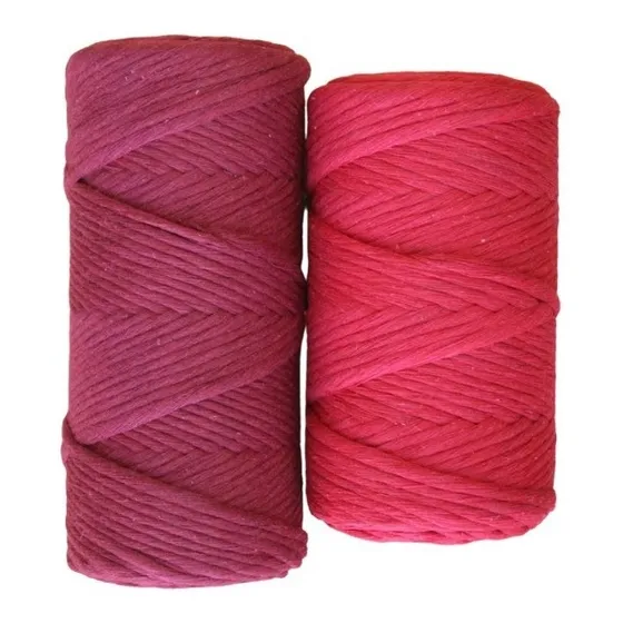 Hilos Para Macramé Algodón (hilaza) Cabo Único 4 Mm 