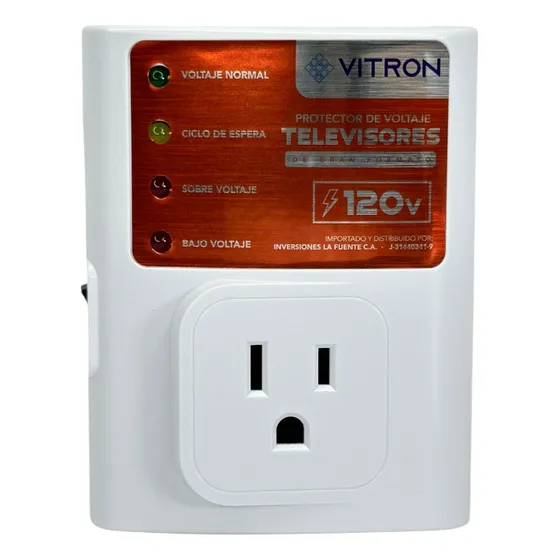 Protector De Voltaje Televisores De Gran Formato Vitron 120v