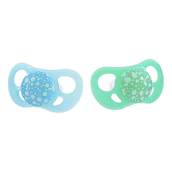 Chupón 6+m Twistshake 2pz Azul Verde Pas