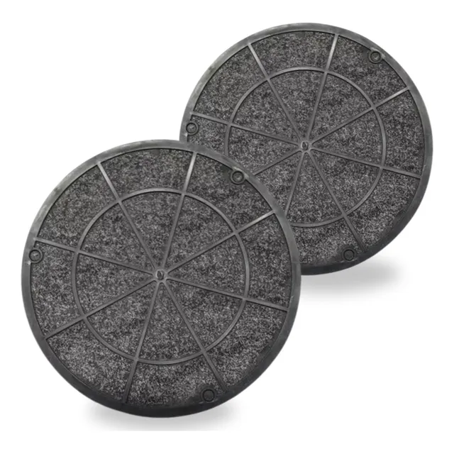 2 Filtros Carvão Depurador Suggar Slim 16,5 Cm Original