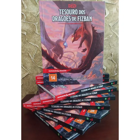 Tesouro Dos Dragões De Fizban - Dungeons And Dragons 5.0 - Livros De Rpg/d&d/dnd