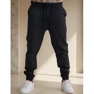 Calças Jogger Jeans Masculina Com Elåstico Super Confortavel Calças Jogger Jeans Masculina Com Elåstico Super Confortavel