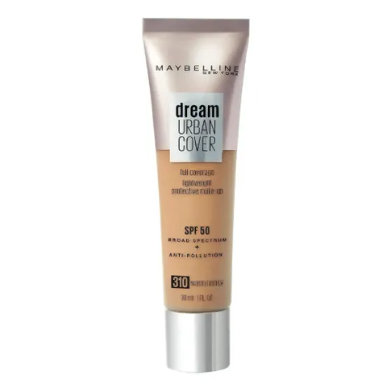 Base De Maquillaje Maybelline Dream Dream Urban Cover Tono 310 Sun Beige - 30ml