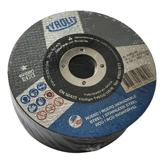 Disco Corte Tyrolit Basic Eco 115 X 1,6 Mm X50 Un Amoladora