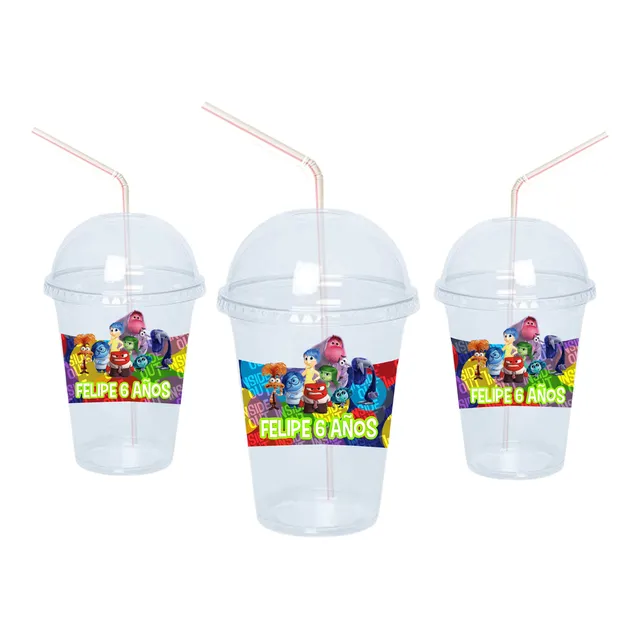 Intensamente2 Vasos Con Cúpula Pack X10