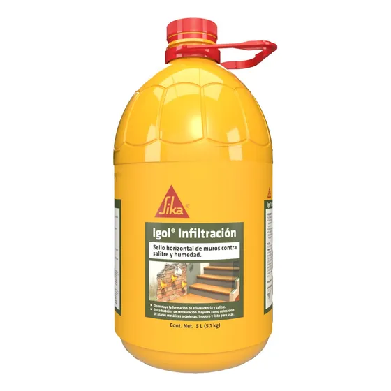 Sika Igol Infiltración Impermeabilizante Muros Humedad 5l Color Transparente