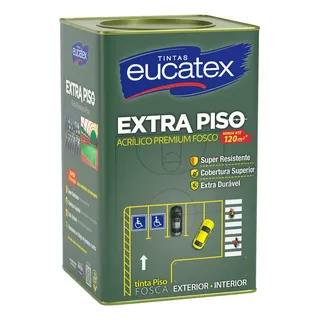 Tinta Acrilica Cinza Eucatex Extra Piso