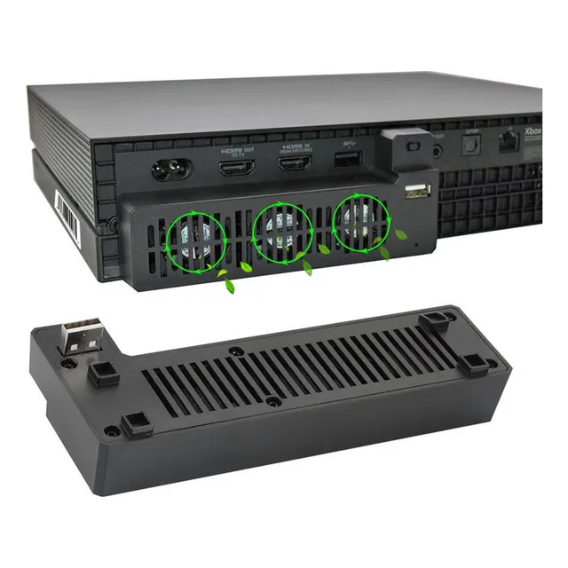 Cooler Usb Compatível Com Xbox One X Exautor De Calor