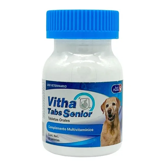  Pets Pharma Vitha Tabs Senior 30 Tabletas Perros 