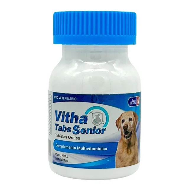  Pets Pharma Vitha Tabs Senior 30 Tabletas Perros 
