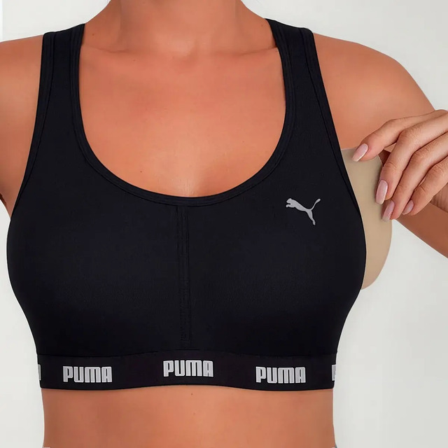Top Puma C/ Bojo Removível Alta Sustentação Top Puma C/ Bojo Removível Alta Sustentação