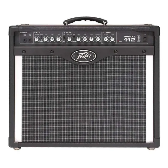 Amplificador Peavey TransTube Series Bandit 112 Valvular para guitarra de 100W cor preto 127/220V