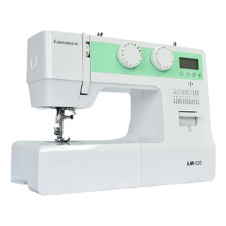 MĂĄquina Costura Lanmax Lm-320 EletrĂŽnica C/ Painel - Cor Branco C/ Verde MĂĄquina Costura Lanmax Lm-320 EletrĂŽnica C/ Painel - Cor Branco C/ Verde