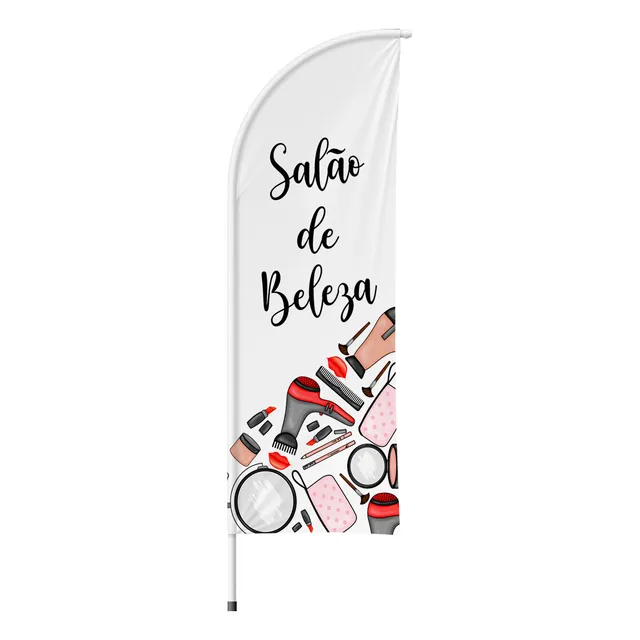 Wind Banner Dupla Face Somente Bandeira 2m Vários Modelos