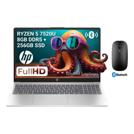 Laptop Hp 15,6 Ryzen 5 256g Ssd 8gb Ram Fhd 1920 X 1080