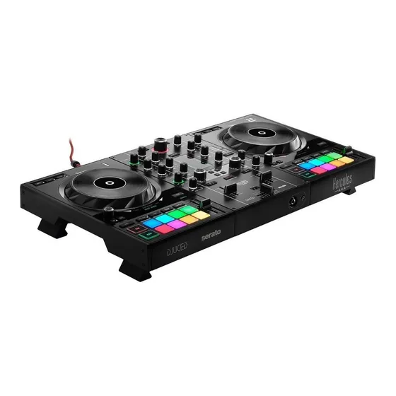 Controlador DJ Hércules DJControl Inpulse 500 negro de 2 canales