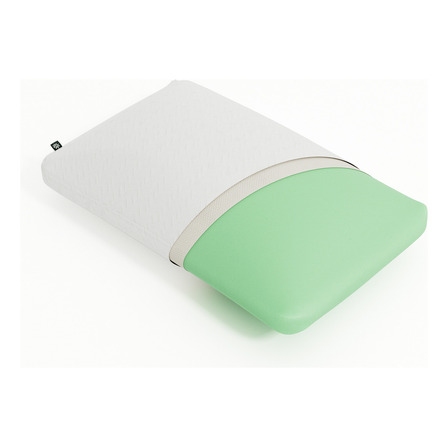 Almohada Cool Series Green Tea Memory Foam Zinus 40x60cm Color Blanco Almohada Cool Series Green Tea Memory Foam Zinus 40x60cm Color Blanco