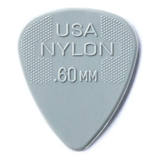 Palheta Dunlop Nylon 0.60mm Guitarra 6 Unidades