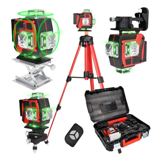 Nivel Láser Vertical Líneas Horizon 4d 16 Líneas Con Trípode
