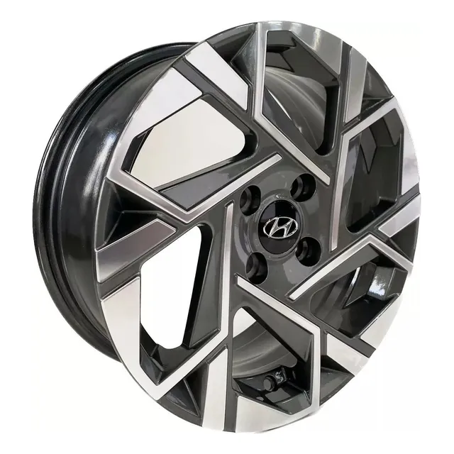 Llantas 14 Hyundai Hb20 / 4x100 / Diamantado Con Grafito