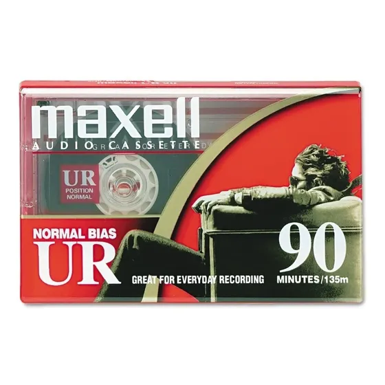 Cassette Audio Maxell 90 Minutos Nuevo Caset Cinta Ur90 Cdmx
