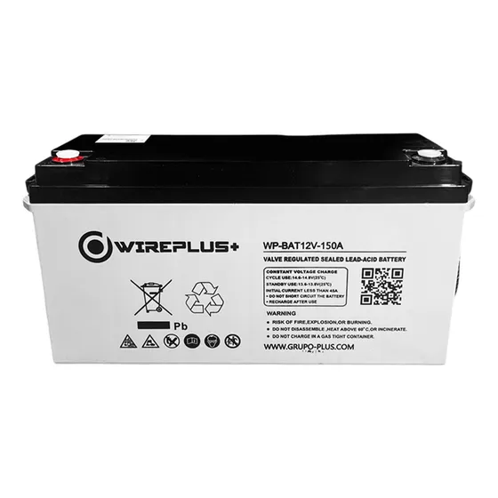 Bateria 12v 150ah Agm Gel Ciclo Profundo Wireplus