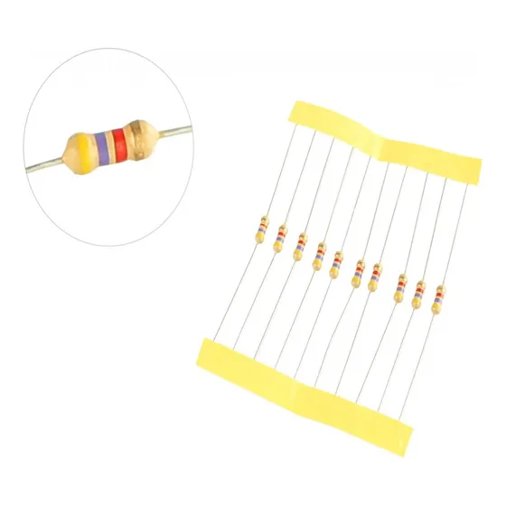 Kit 10 X Resistor 4.7k Ohm 1/4w 5% Projeto Arduino Raspberry